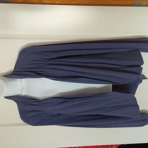 Lululemon tie front shawl gathered collar cardigan